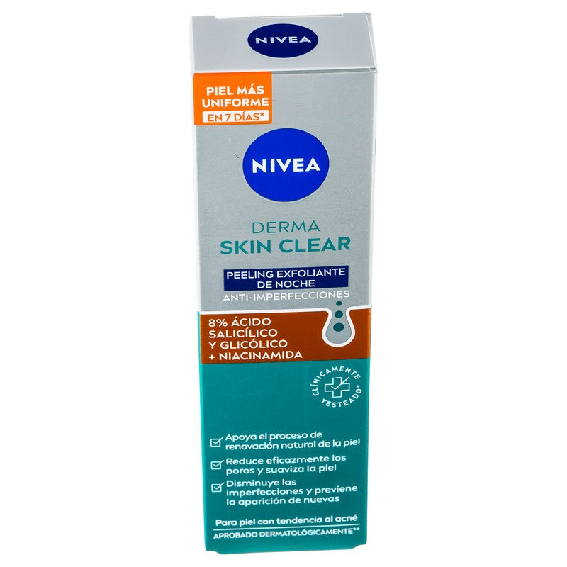 Gel Nivea Derma Skinclear Peeling Noche 40 Ml 4006000087948 3