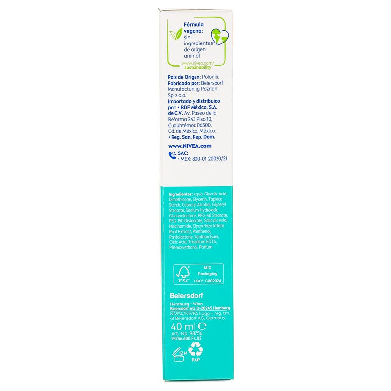 Gel Nivea Derma Skinclear Peeling Noche 40 Ml 4006000087948 8