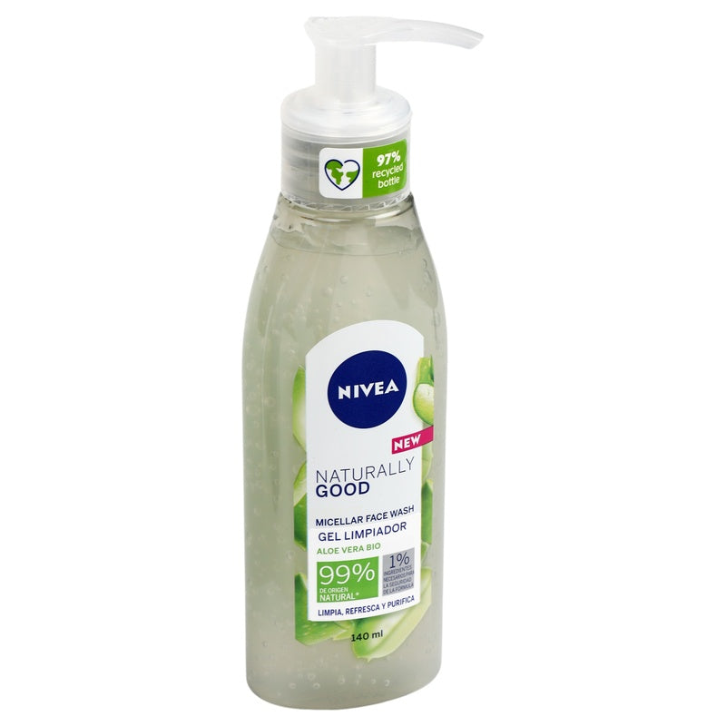 Gel Nivea Limpiador Natura Aloe V 140 Ml 4005900770080 perfil 2