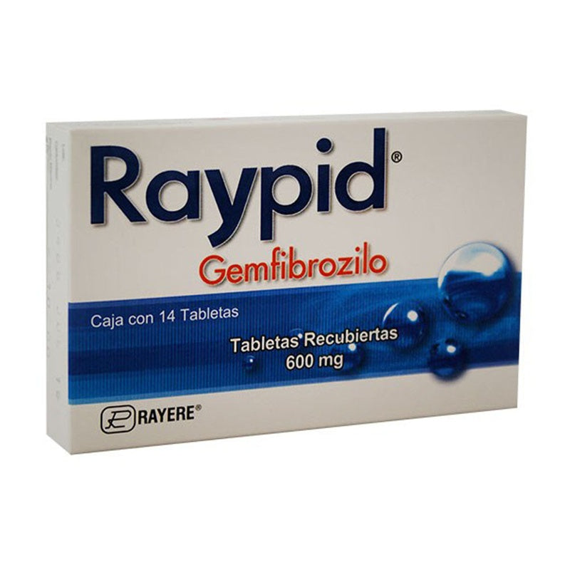 Gemfibrozilo 600 Mg Con 14 Tabletas Raypid