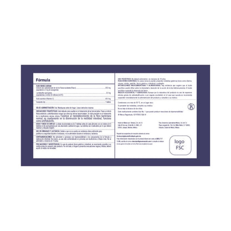 Genobiotics 2  8.3  40 Mg Con 60 Tabletas Mast 650240070303 8