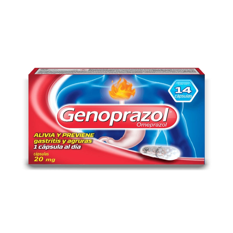 Genoprazol 20 Mg Con 14 Capsulas