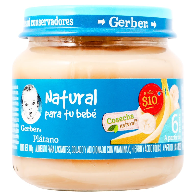 Gerber Etapa 2 Platano 100 Gr 7506475102506 perfil 4