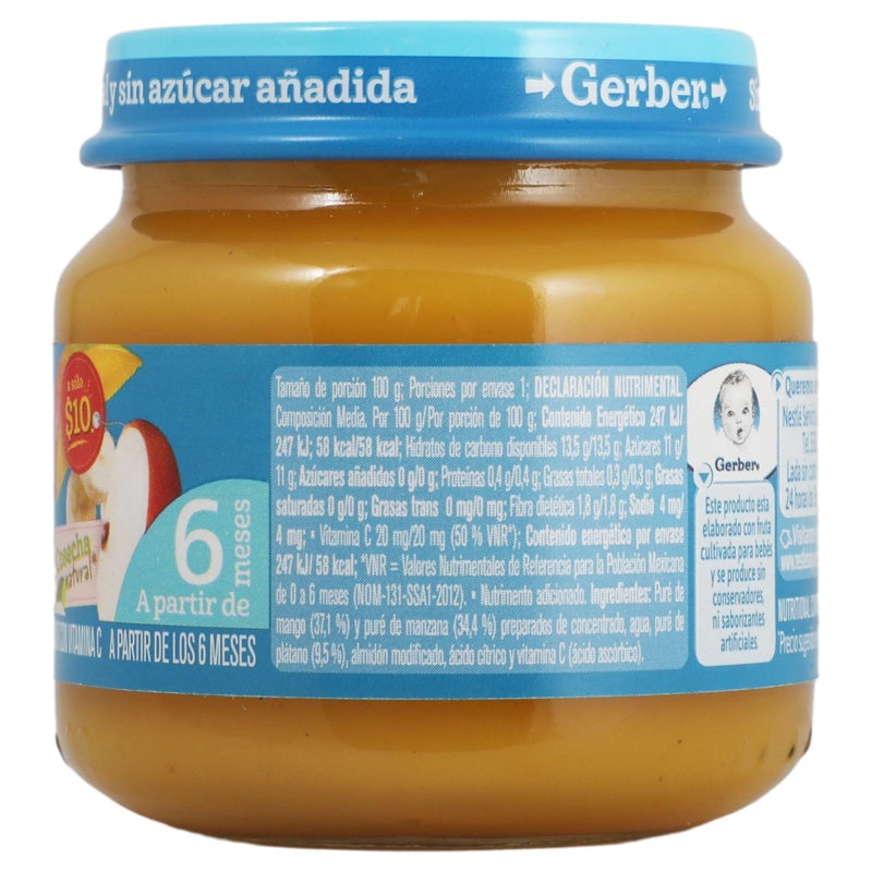 Gerber Frutas Mixtas Etapa 2 100 Gr perfil 2