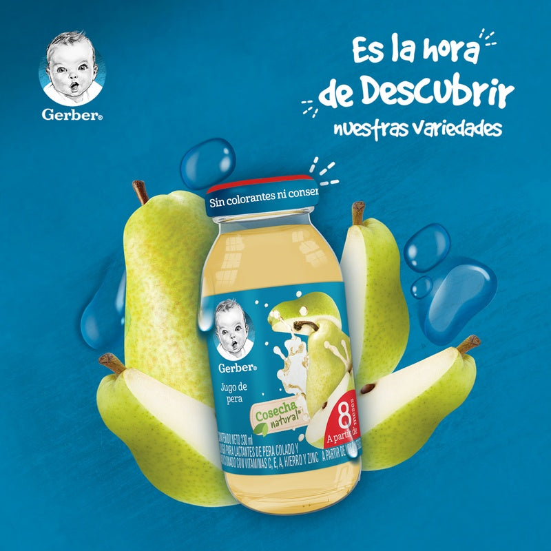 Gerber Jugo Etapa 3 Pera 237 Ml 7501000976973 perfil 12