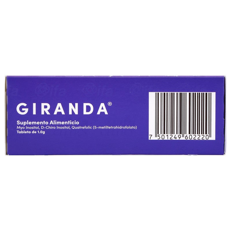 Giranda 1 Gr 60 Tabletas Suplemento Alimenticio 7501249602220 6
