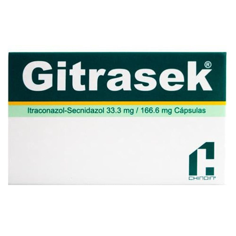 Gitrasek 166.66 / 33.33 Mg Con 12 Capsulas