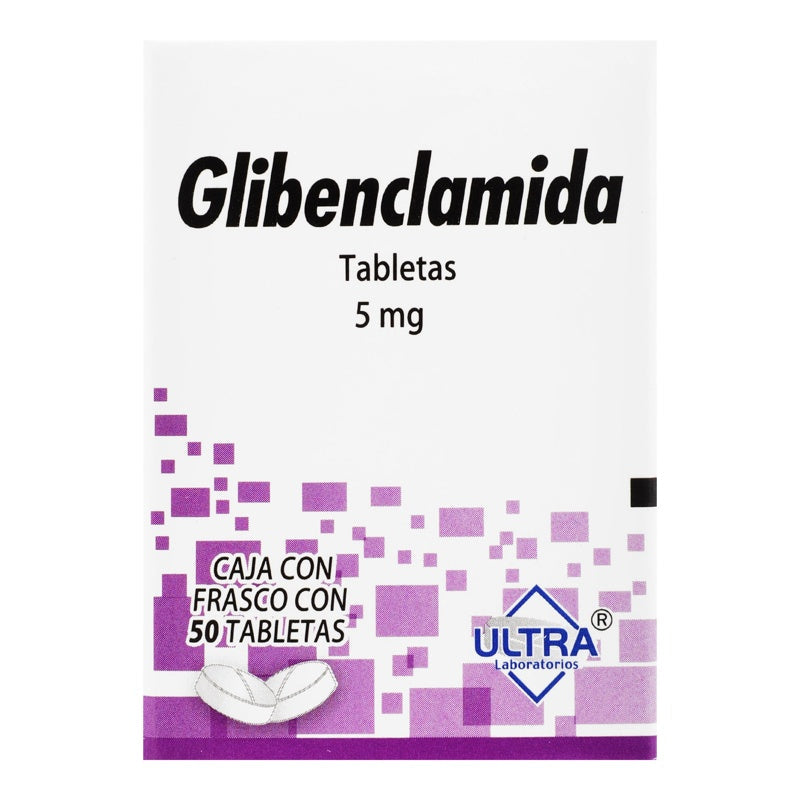 Glibenclamida 5 Mg Con 50 Tabletas Ultra