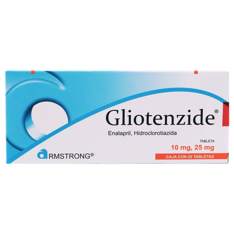 Gliotenzide 10 / 25 Mg Con 20 Tabletas 7501089802606 perfil 7