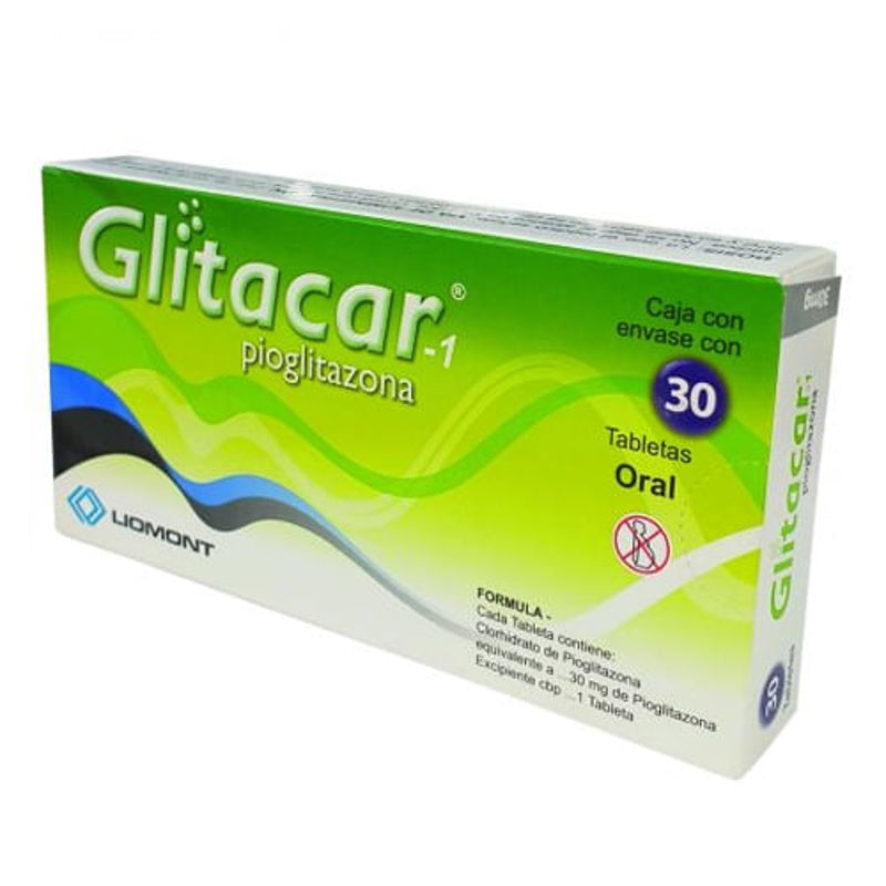 Glitacar 1 30 Mg Con 30 Tabletas