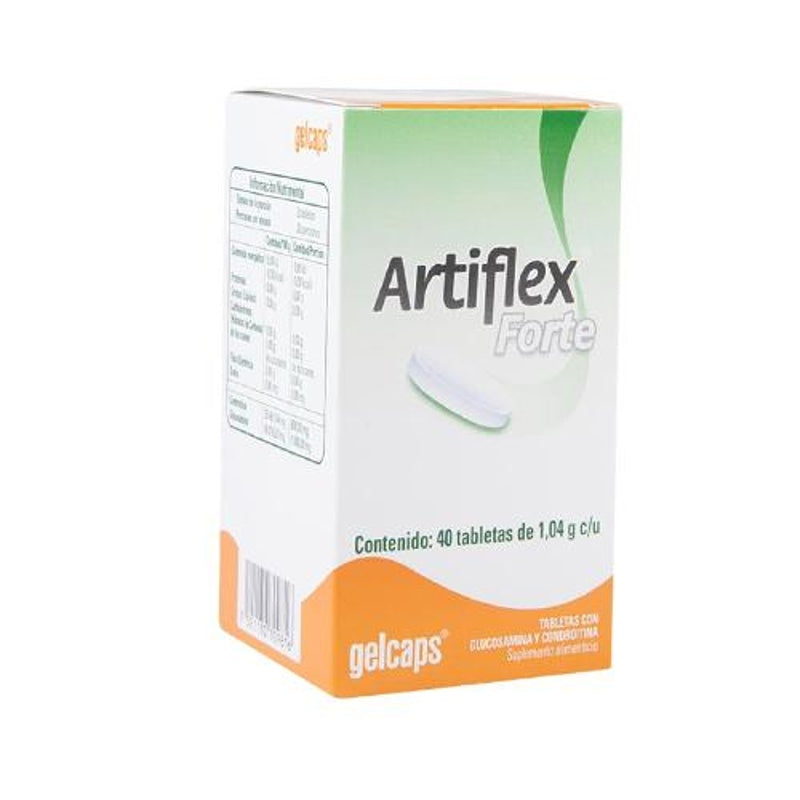 Glucosamin / Condroitina 500 / 400 Mg Con 40 Tabletas Artiflex Forte