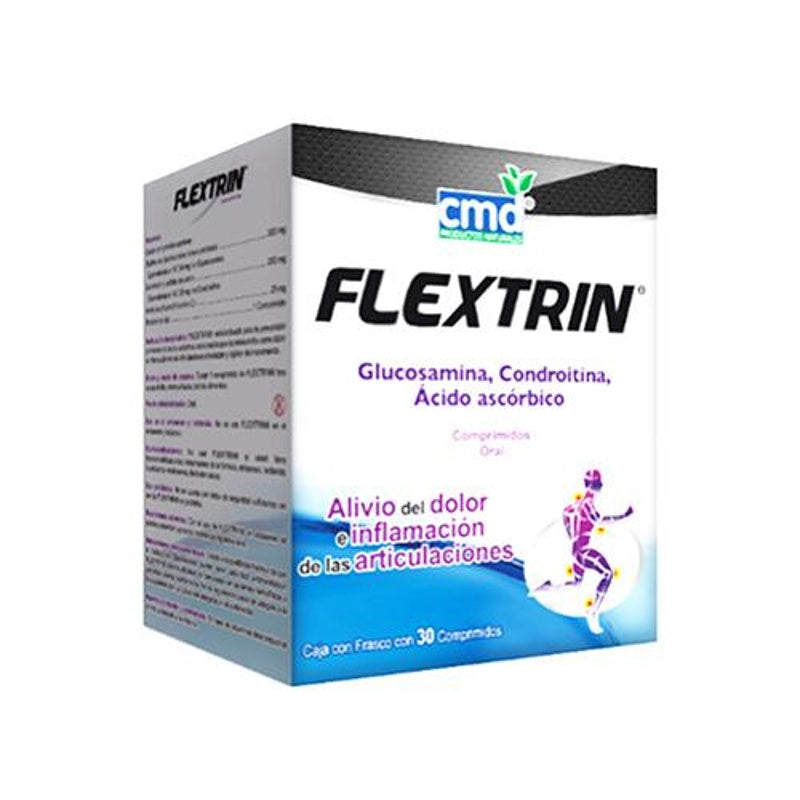Glucosamina / Condroitina 300 / 200 Mg 30Comprimidos Suplemento Alimenticio Flextrim