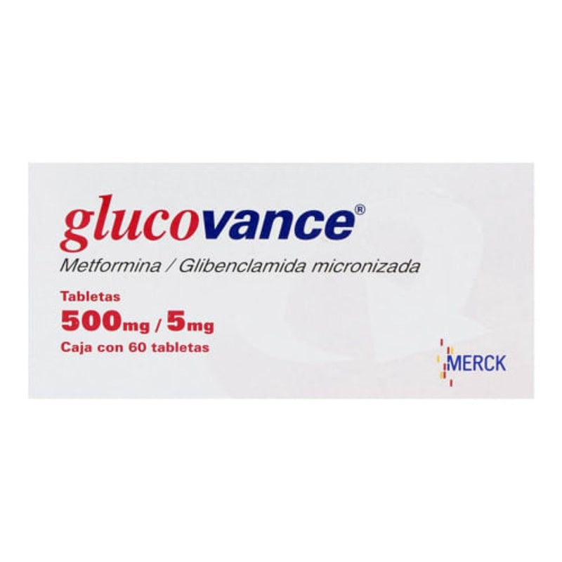 Glucovance 500 / 5 Mg Con 60 Tabletas