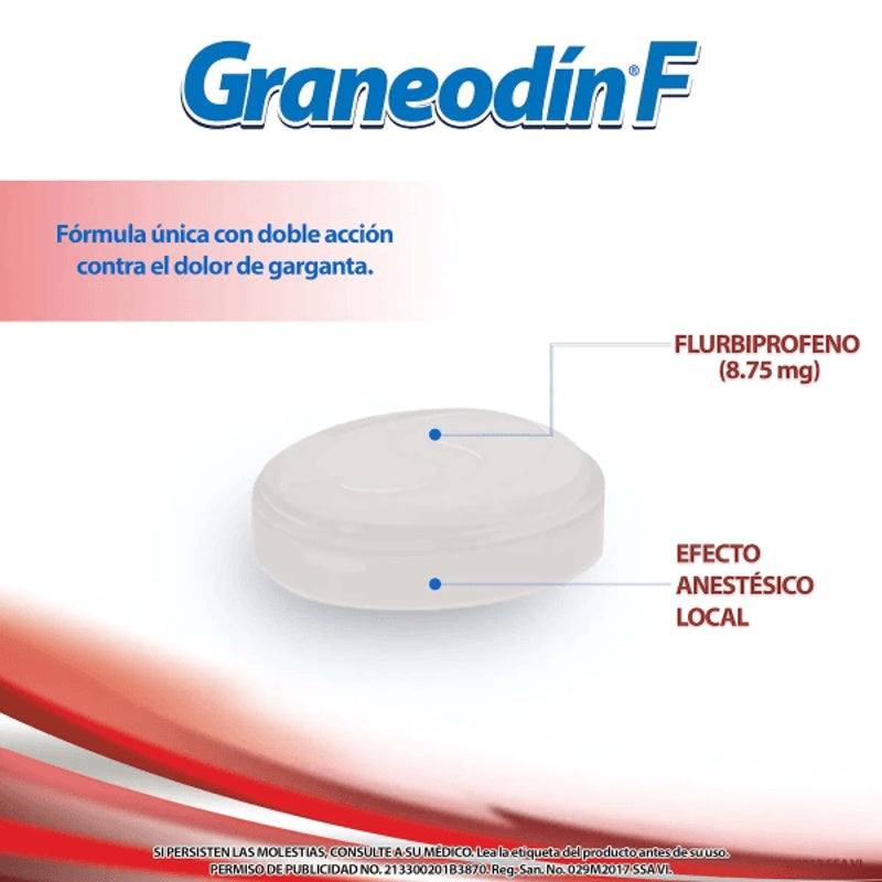 Graneodin F Miel Limon 8.75 Mg 16 Past