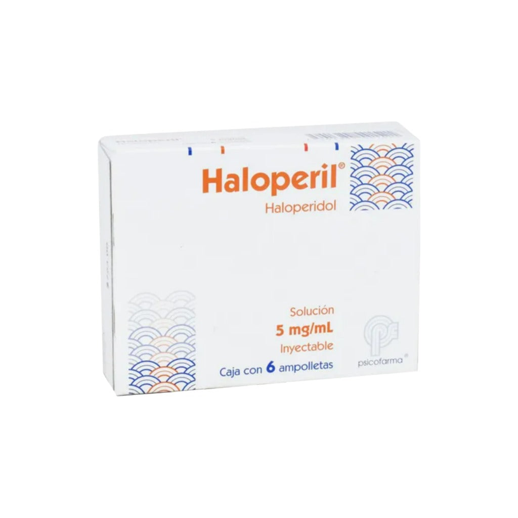 Haloperil 5 Mg / Ml 1 Ml 6 Ampolletas