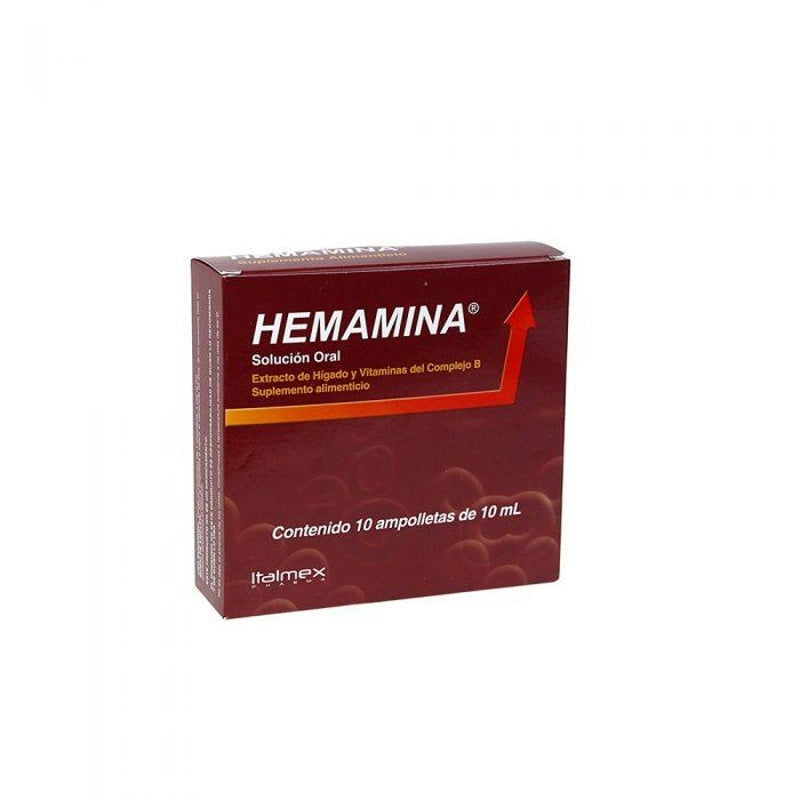 Hemamina 10 Ml 10 Ampulas Ing