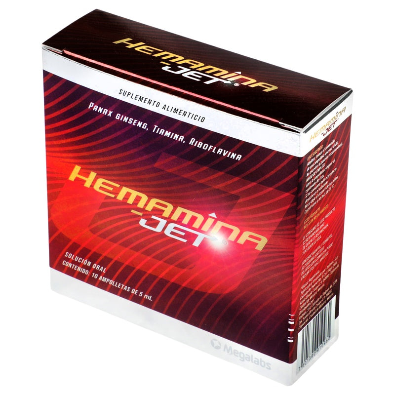 Hemamina Jet 5 Ml 10 Ampulas Suplemento Alimenticio 0960 7501390910960 perfil 7