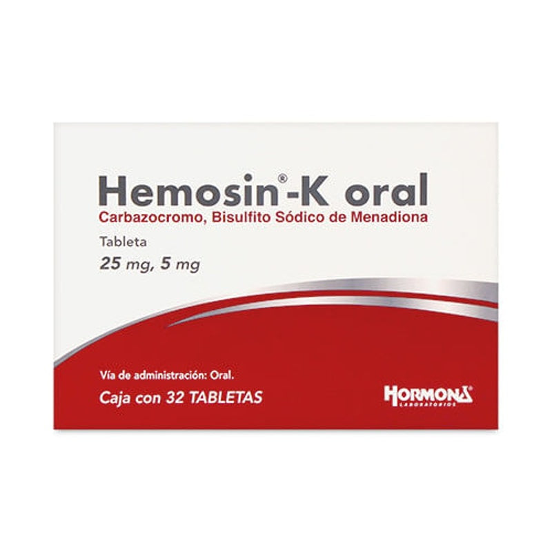 Hemosin K 25 / 5 Mg Con 32 Tabletas