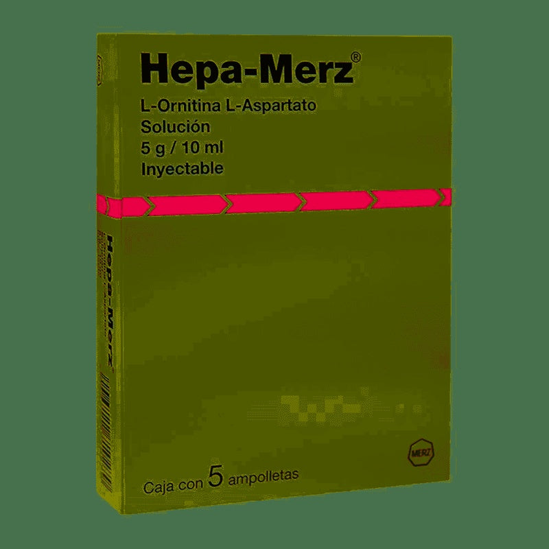 Hepa Merz 5 Gr 10 Ml 5 Ampulas Ing