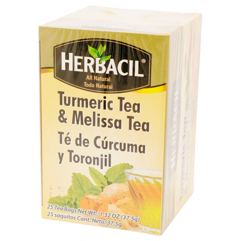 Herbacil Curcuma Toronjil 1 Gr 25 Sobres The 714706911361 perfil 3