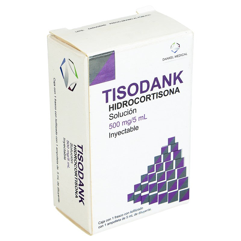 Hidrocortisona 500 Mg  5 Ml Solución Iny Tisodank 7502256040029 2