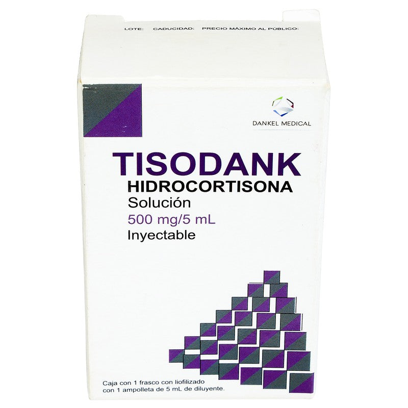 Hidrocortisona 500 Mg  5 Ml Solución Iny Tisodank 7502256040029 3