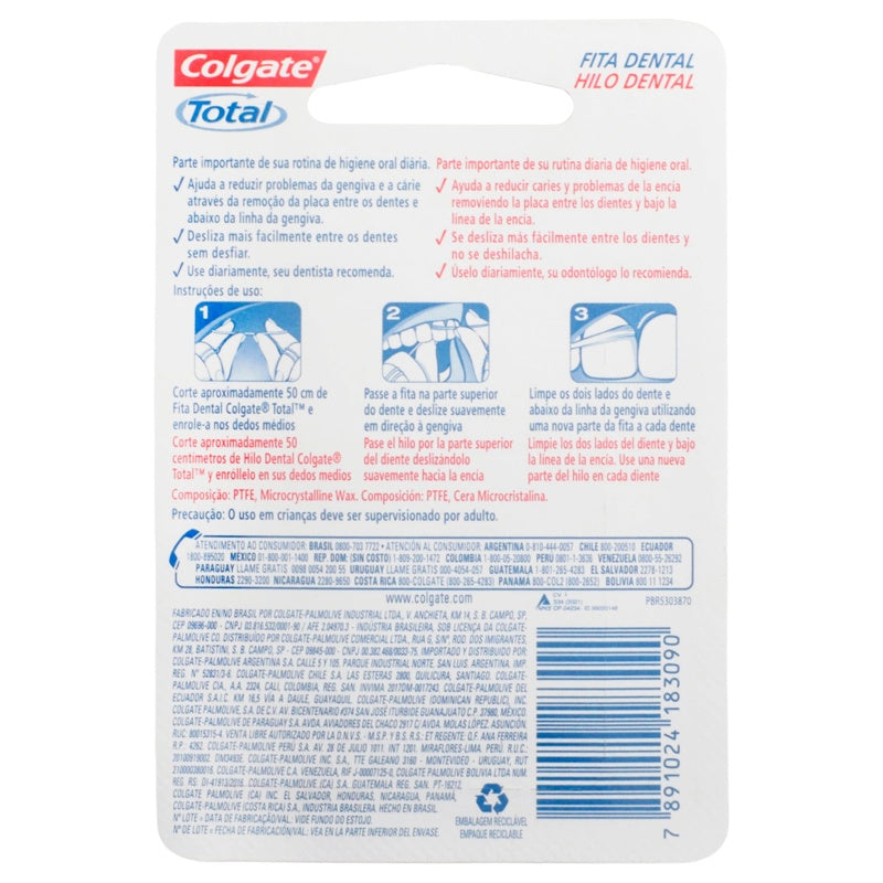 Hilo Dental Colgate Total Enc 2X25M perfil 2