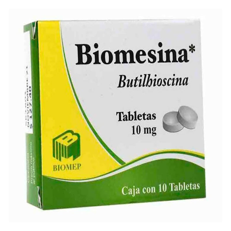Hioscina 10 Mg Con 10 Tabletas Amsa 7501349024601