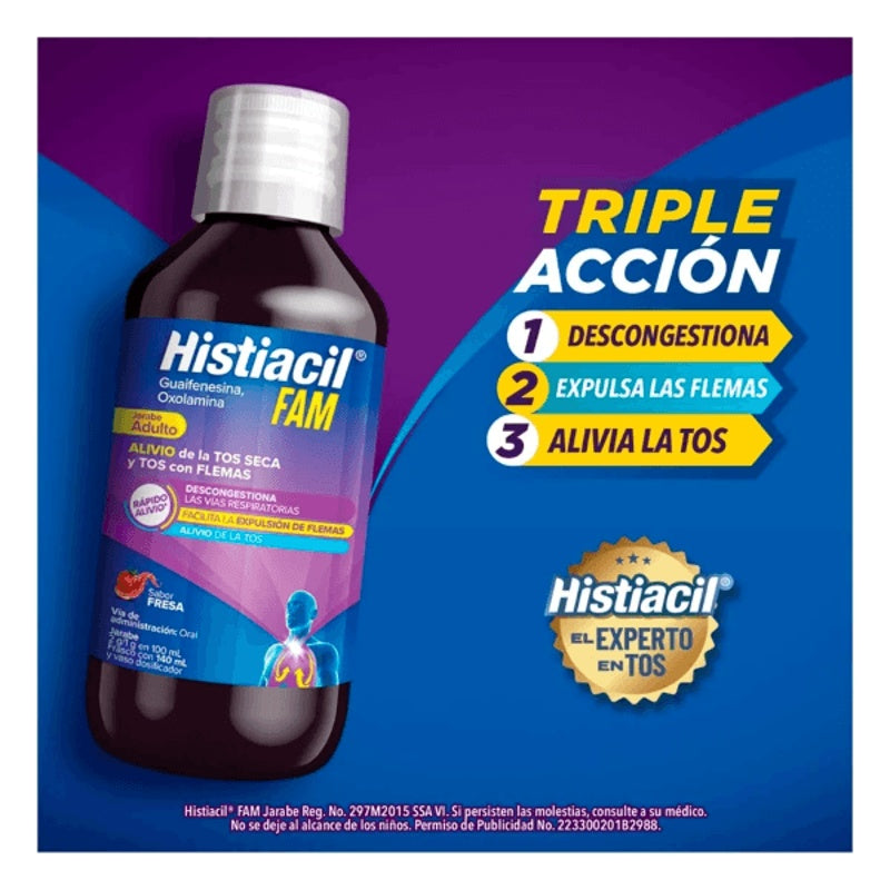 Histiacil Fam Adulto 140 Ml Solución