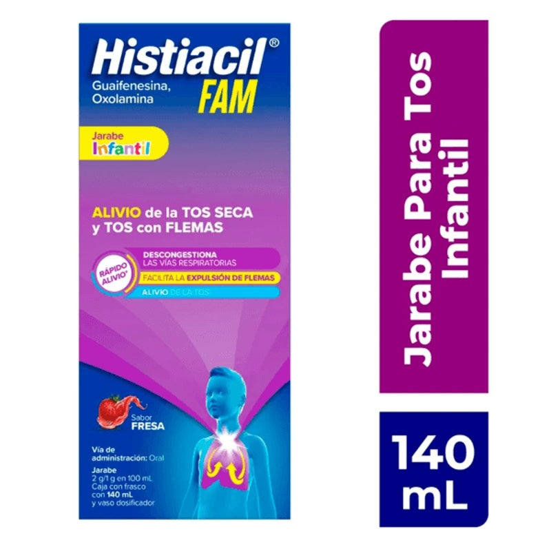 Histiacil Fam Infantil 140 Ml Jarabe