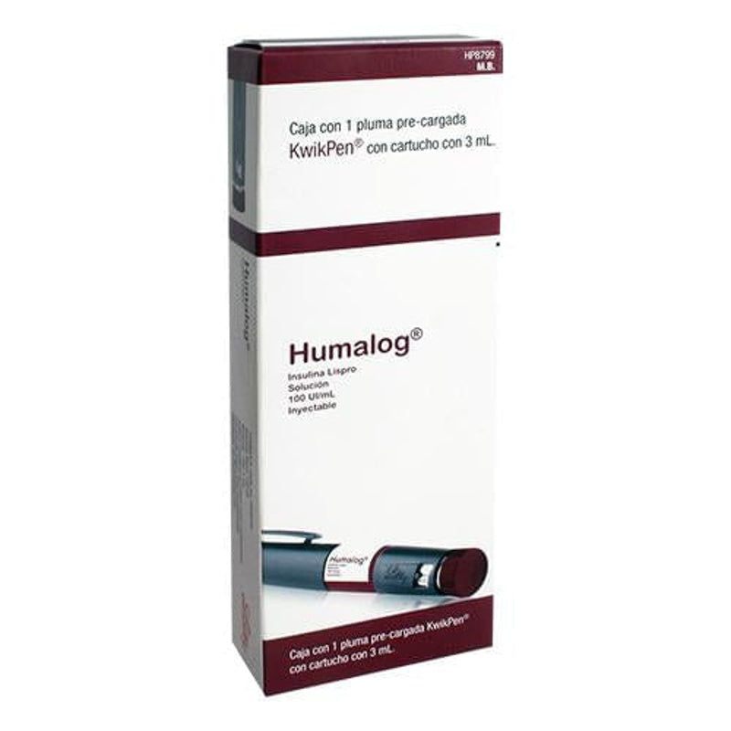 Humalog 100Ui / Ml 3 Ml Kwikpen 1 Cart Iny
