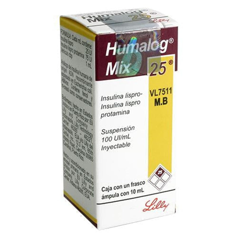 Humalog Mix 25 100Ui / Ml 10 Ml Fa