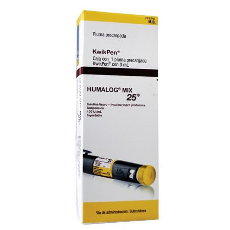 Humalog Mix 25 100Ui / Ml 3 Ml Kwikpen Cart