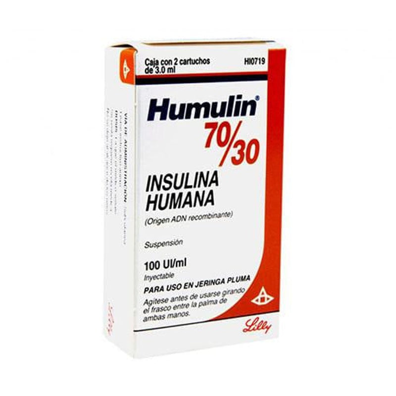 Humulin 70 / 30 100Ui / Ml 3 Mlx2 Cart
