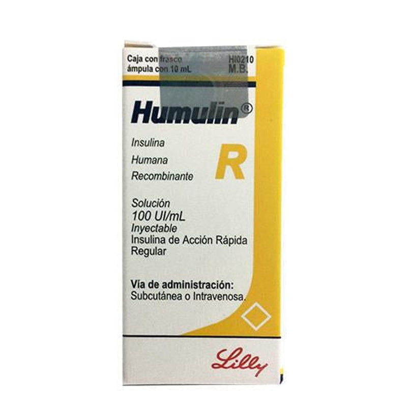 Humulin R 100Ui / Ml 10 Ml Fa