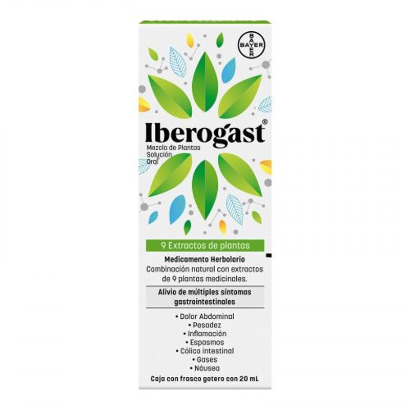Iberogast Mezcla 9 Plantas 20 Ml Solución