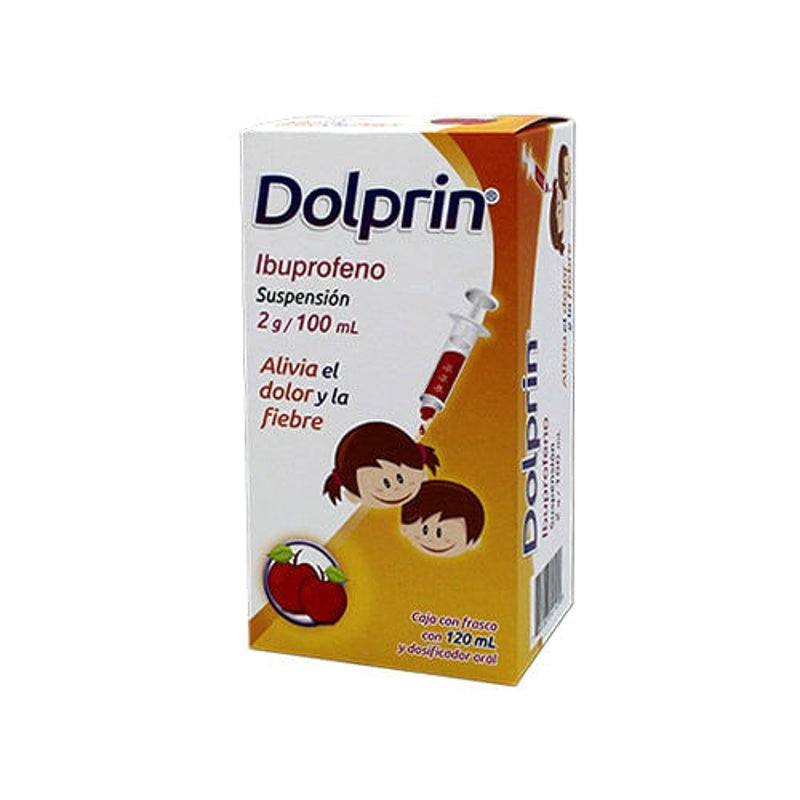 Ibuprofeno 2 Gr / 100 Ml 120 Ml Suspensión Dolprin