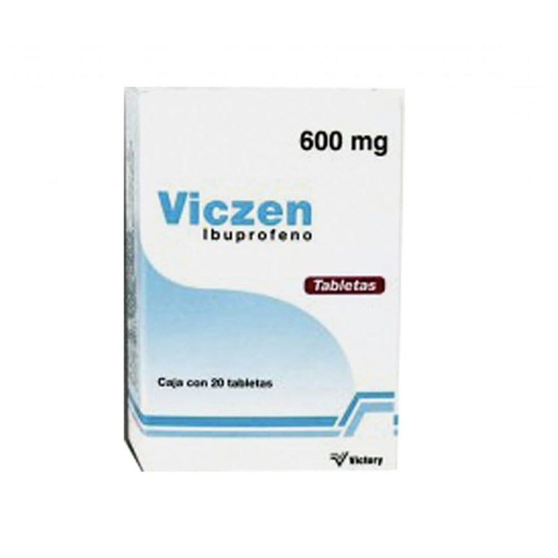 Ibuprofeno 600 Mg Con 20 Tabletas Viczen