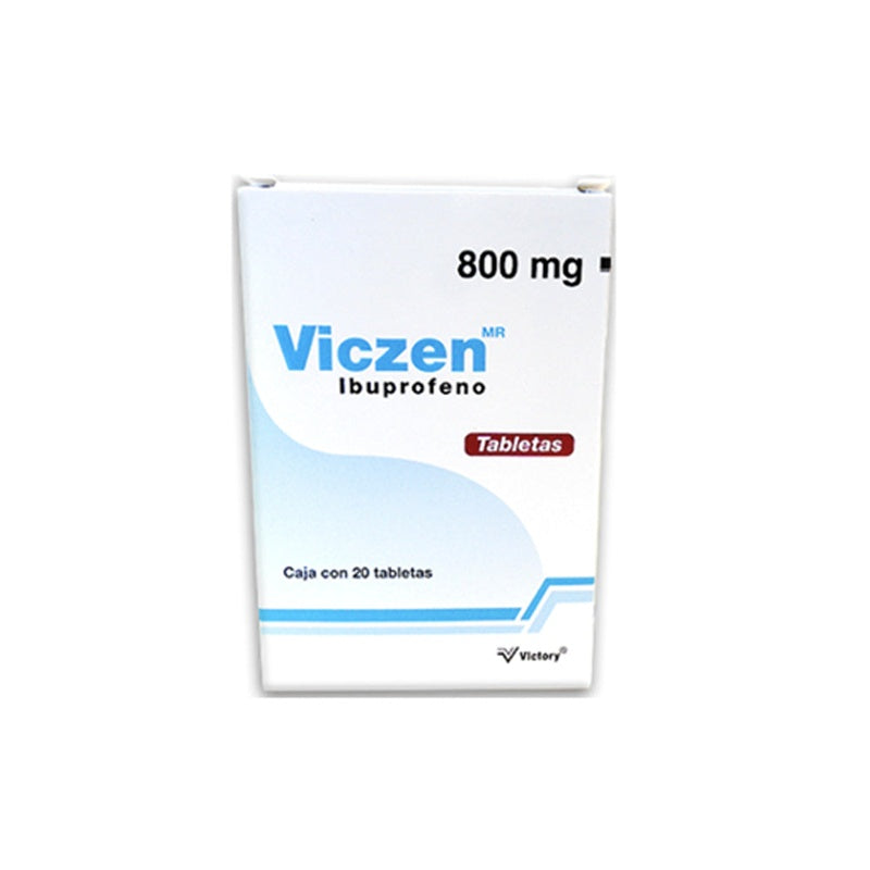 Ibuprofeno 800 Mg Con 20 Tabletas Viczen