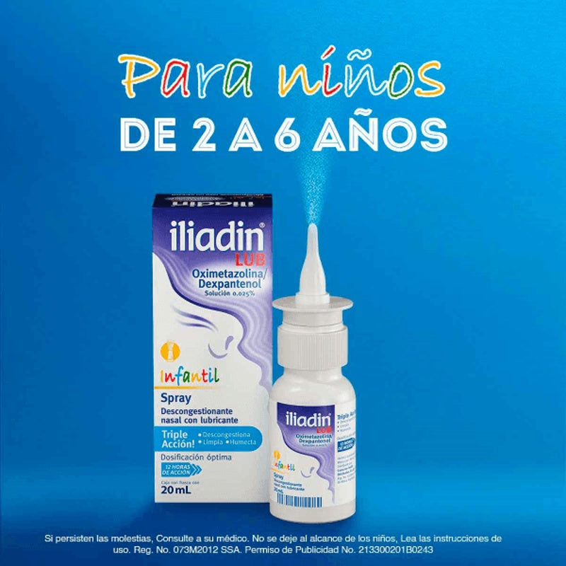 Iliadin Lubricante Infantil 0.25% 20 Ml Spray