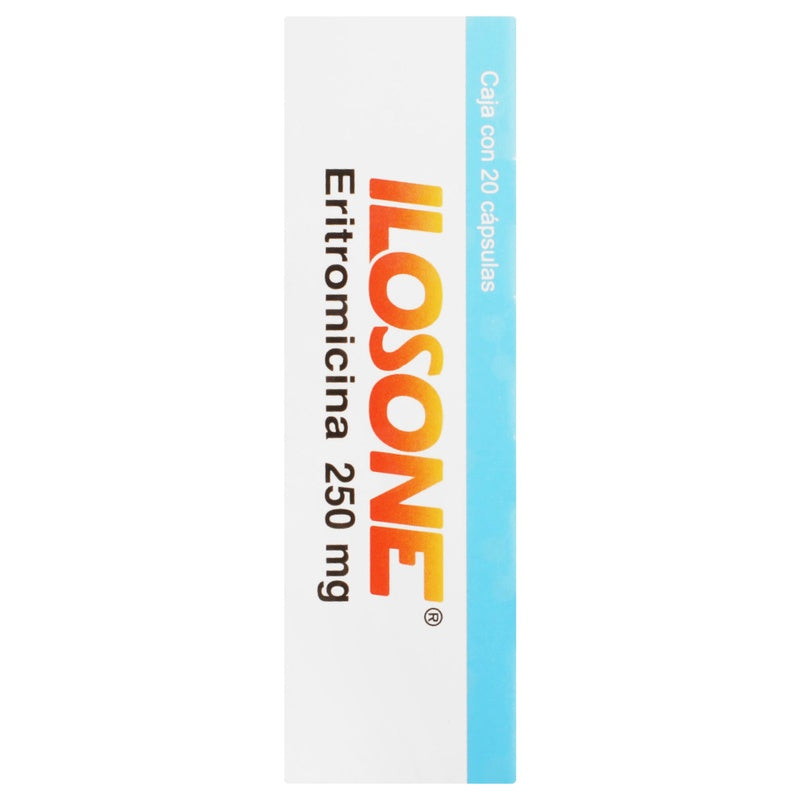 Ilosone 250 Mg Con 20 Capsulas 7501082203004 perfil 5