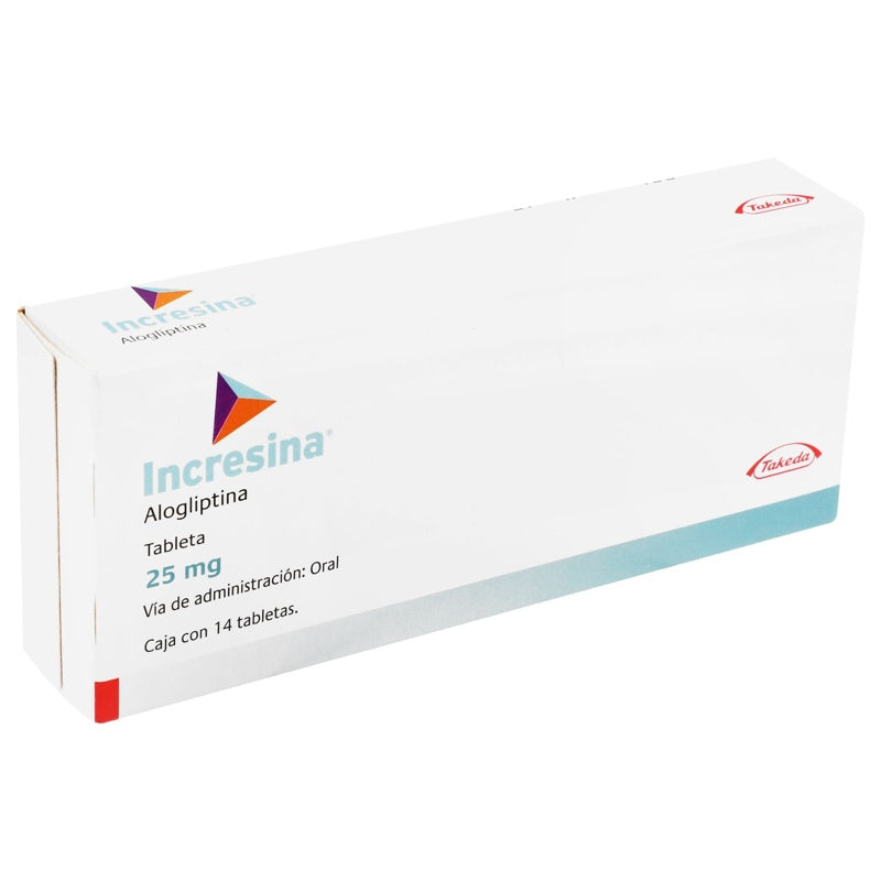 Incresina 25 Mg Con 14 Tabletas 9518