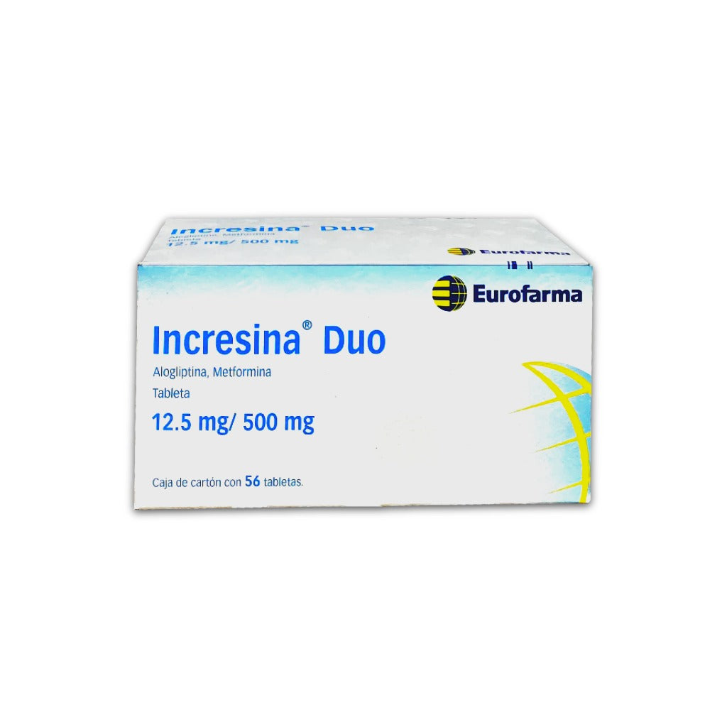 Incresina Duo 12.5 / 500 Mg Con 56 Tabletas 9419 7891317019419