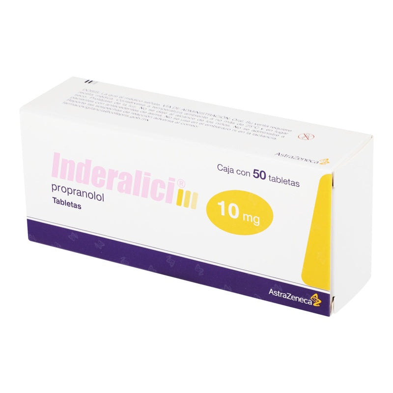 Inderalici 10 Mg Con 50 Tabletas 8250