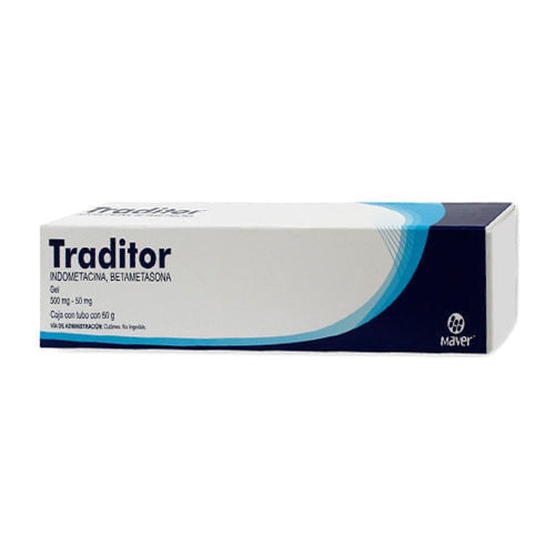 Indometacina / Betametasona 500 / 50 Mg / 100 Gr 60 Gr Gel Tópica Traditor