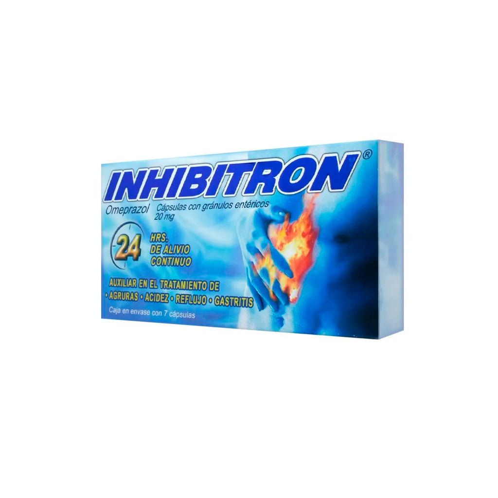 Inhibitron 20 Mg Con 7 Capsulas 7501299300497