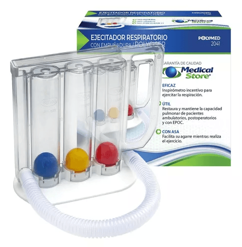 Inspirometro Polymed Incentivo Ejercitador 7502223892583