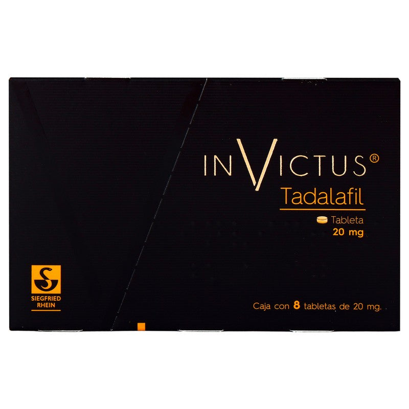 Invictus 20 Mg Con 8 Tabletas 7501300421296
