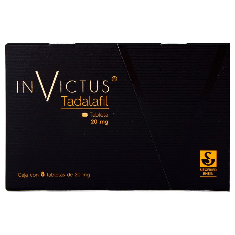 Invictus 20 Mg Con 8 Tabletas 7501300421296 7