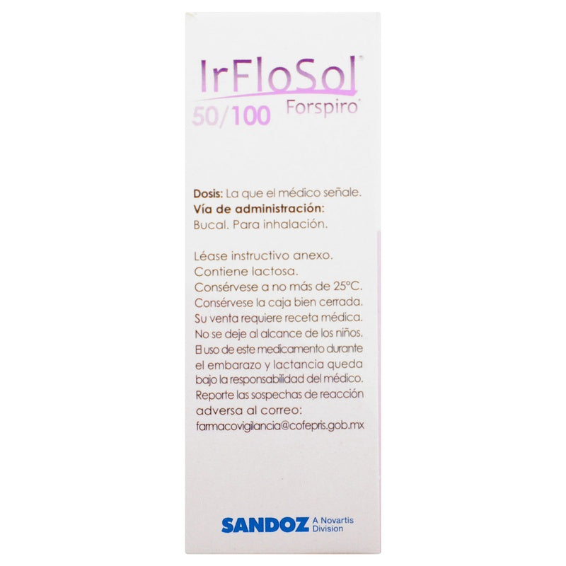 Irflosol 50 / 100Mcg 60 Dosis Inh 7502216934313 perfil 2